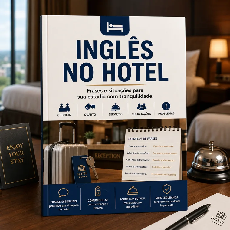 Capa do Inglês no Hotel